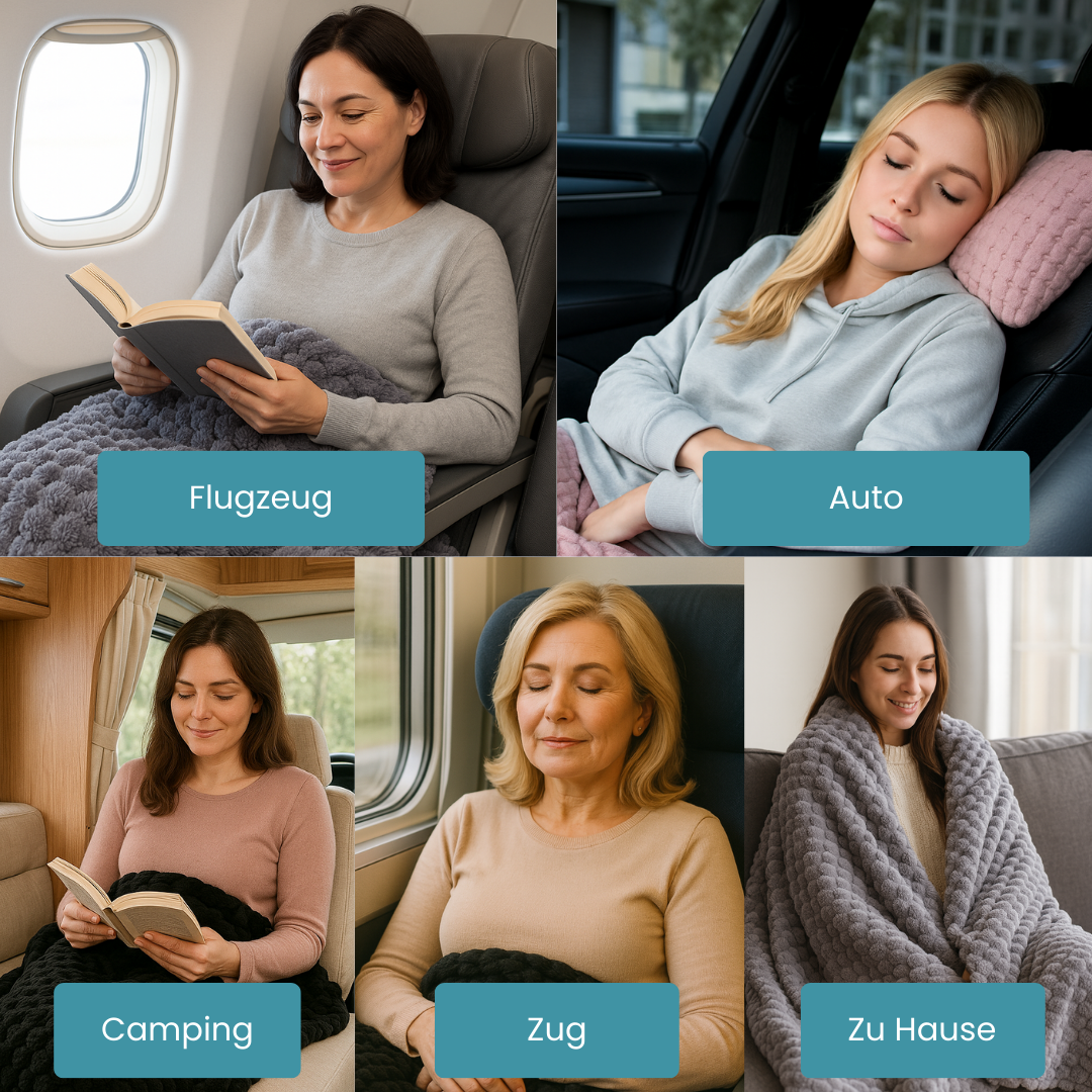 DreamMate 2 in 1 Reisedecke/Kissen