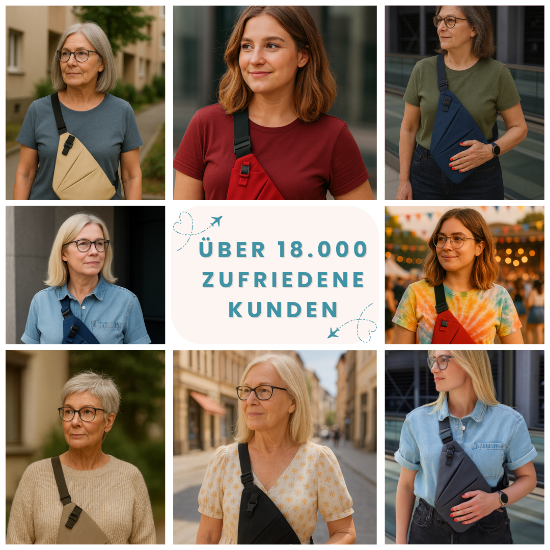 Dein Reiseheld Premium Anti-Diebstahl Tasche