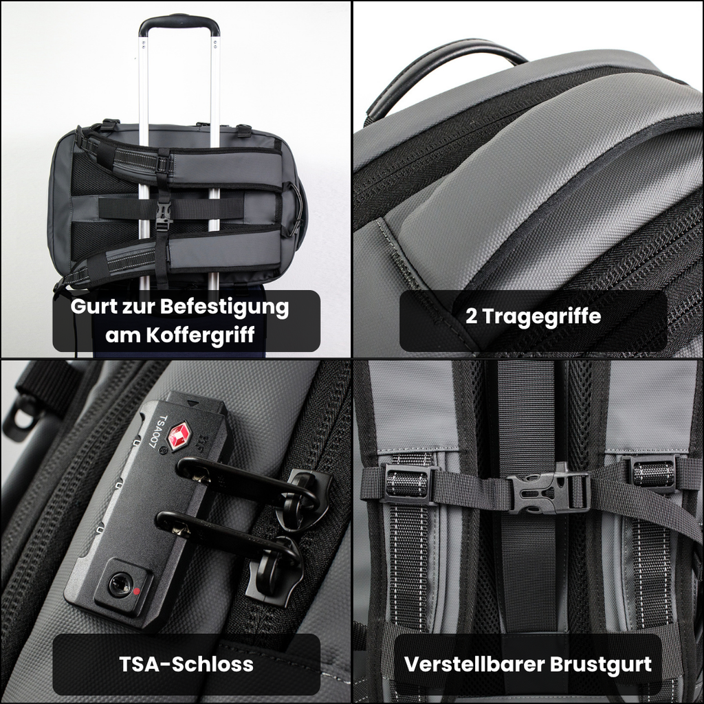 ReiseWunder Vakuum Reiserucksack