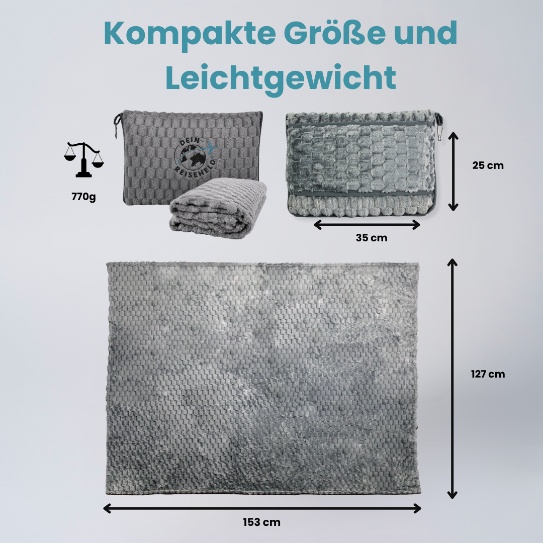 DreamMate 2 in 1 Reisedecke/Kissen