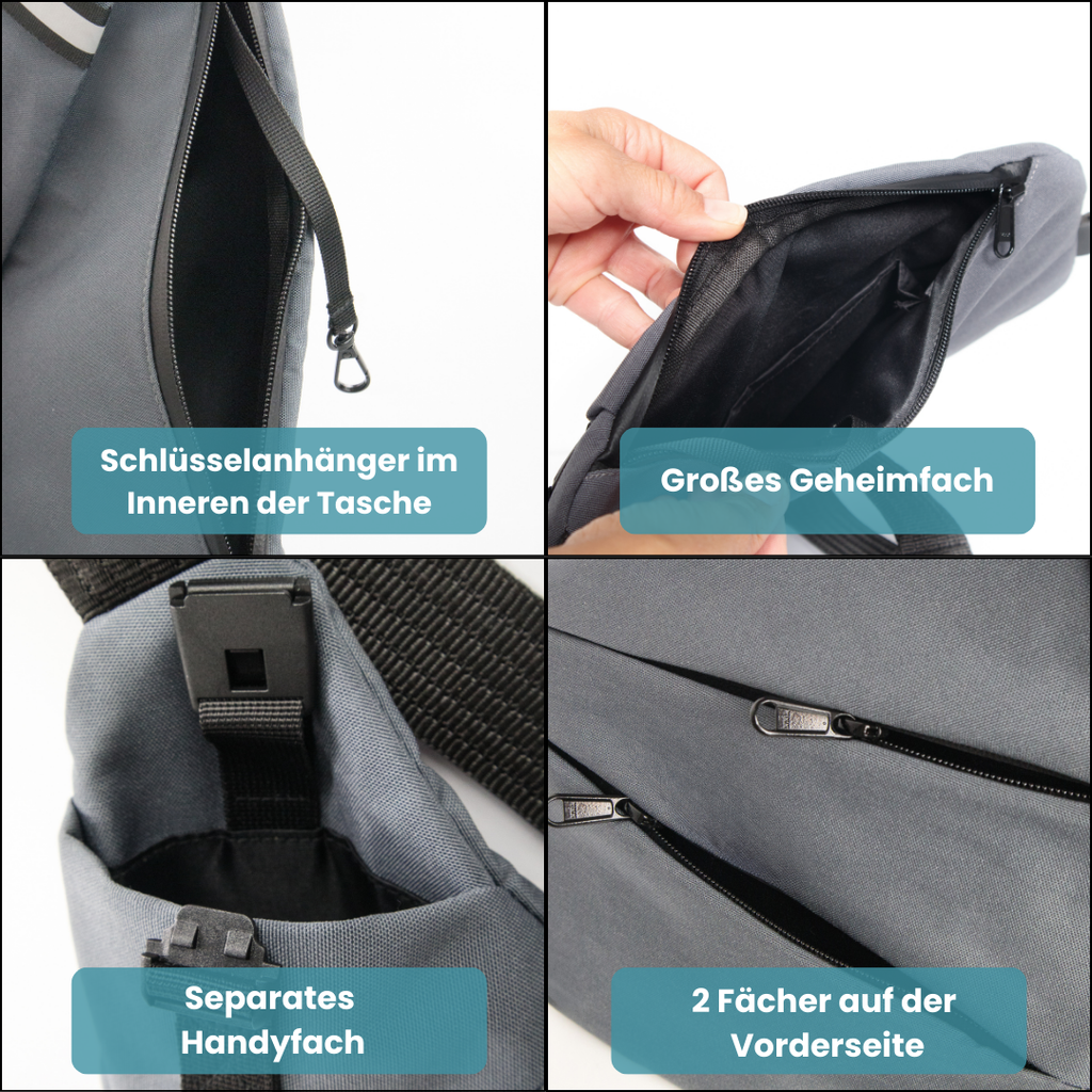 Dein Reiseheld Premium Anti Diebstahl Tasche