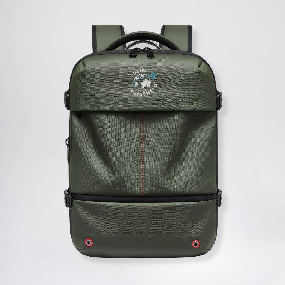 ReiseWunder MINI Vakuum Reiserucksack – Dein Reiseheld