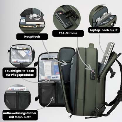 ReiseWunder Vakuum Reiserucksack