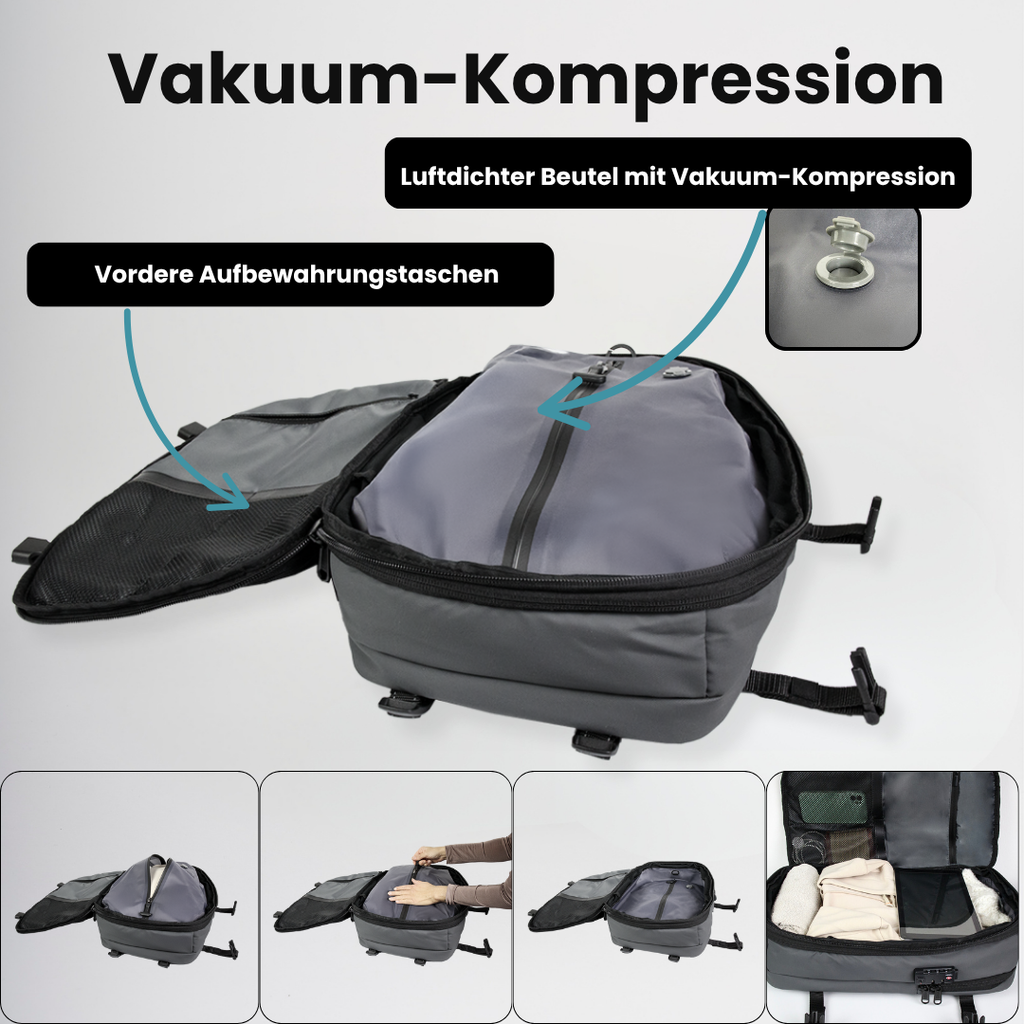ReiseWunder Vakuum Reiserucksack