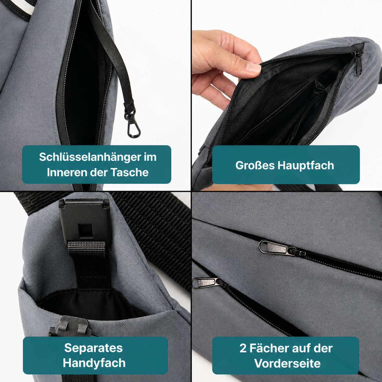 Dein Reiseheld Premium Anti Diebstahl Tasche