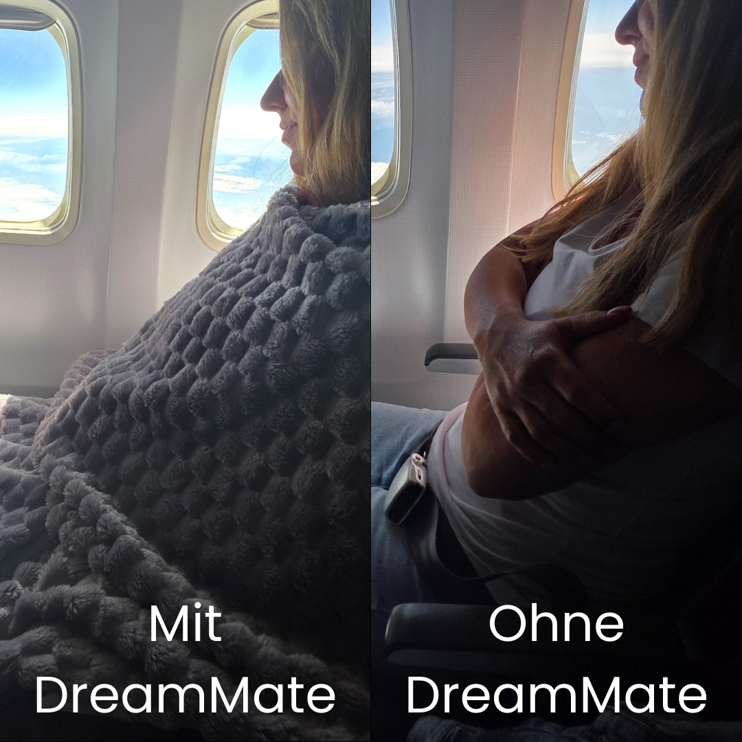 DreamMate 2 in 1 Reisedecke/Kissen