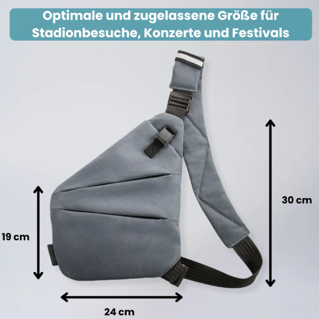 Dein Reiseheld Premium Anti Diebstahl Tasche