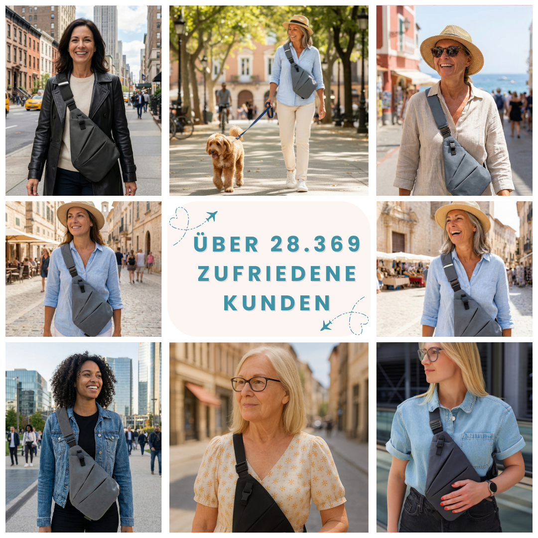 Dein Reiseheld Premium Anti Diebstahl Tasche